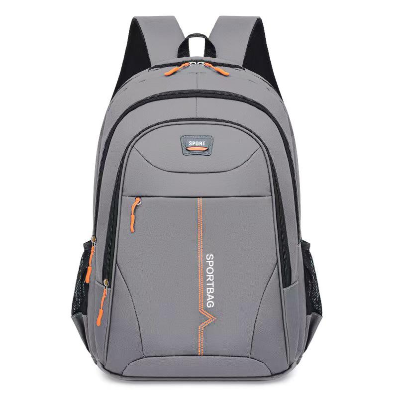 Unisex Casual Backpack - Durable Nylon Multi-Pocket Travel Bag , Ergonomic Shoulder Straps & Zipper Closure for Business Trips, Short-Distance Travel