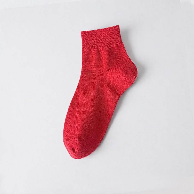 

Women s Japanese Style Mid-Calf Cotton Socks - Breathable, Solid Color, Academy Style One Size