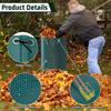 Portable Reusable Trash Storage Container Large Capacity Light Trash Can Waterproof PP Woven Bag 100/200/300/400/500L