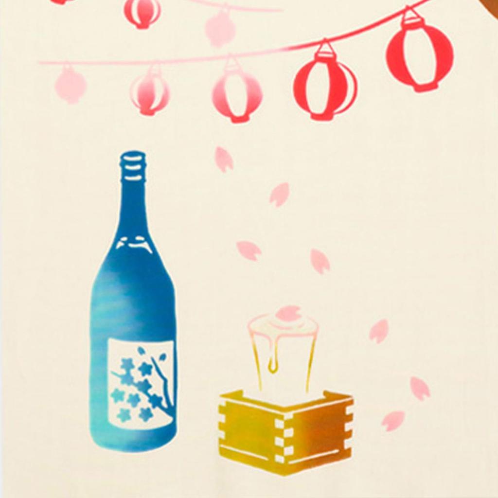 Miyamoto Kenema Tenugui Hand Cherry Blossom Viewing 35 x 90 cm Chū-dyed Towel, Sake, 50235, Approx.
