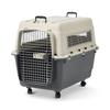 Feria Wheeled Dog Transport Crate, Size 5 (M), Anthracite and Beige