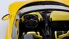 TSM MODEL Scale Bugatti W16 Mistral Yellow Finished Product TS0598 1/18