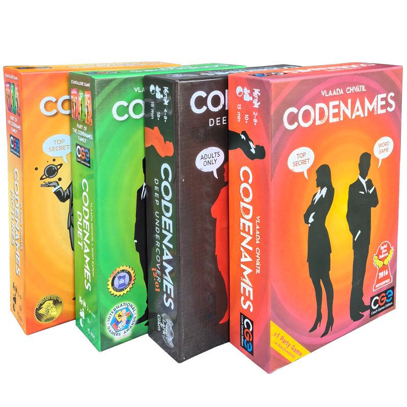 Codenames Strategy Board Game Card Game 2-8 Players Spymaster Party Game Family Game Night Ideal For Teamwork & Strategic Think