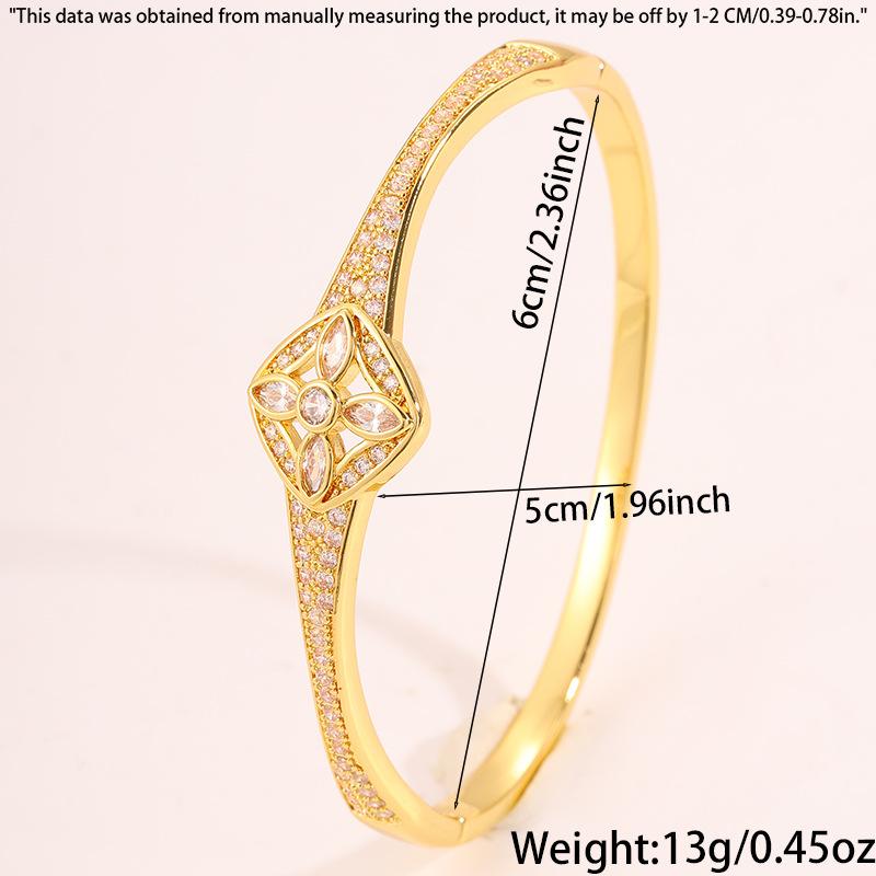 sand gold jewelry buckle diamond-encrusted copper-plated  women's light luxury high-end imitation gold does not fade for a long time 