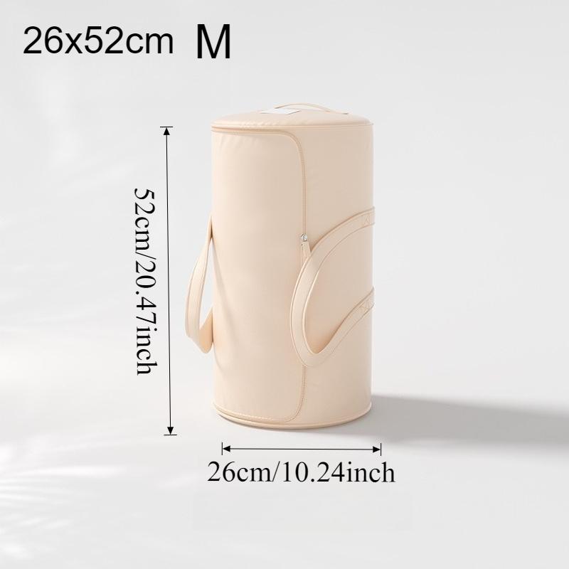

Thicken Clothes Organizer Cylinder Quilt Storage Bag with Zipper Jeans Storage Basket Wardrobe Clothes Packing for Home Travel