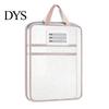 Durable Nylon Mesh Pockets Transparent Document Bag, Portable Lightweight File Organizer with Zipper School Stationery Organizers And Strap,