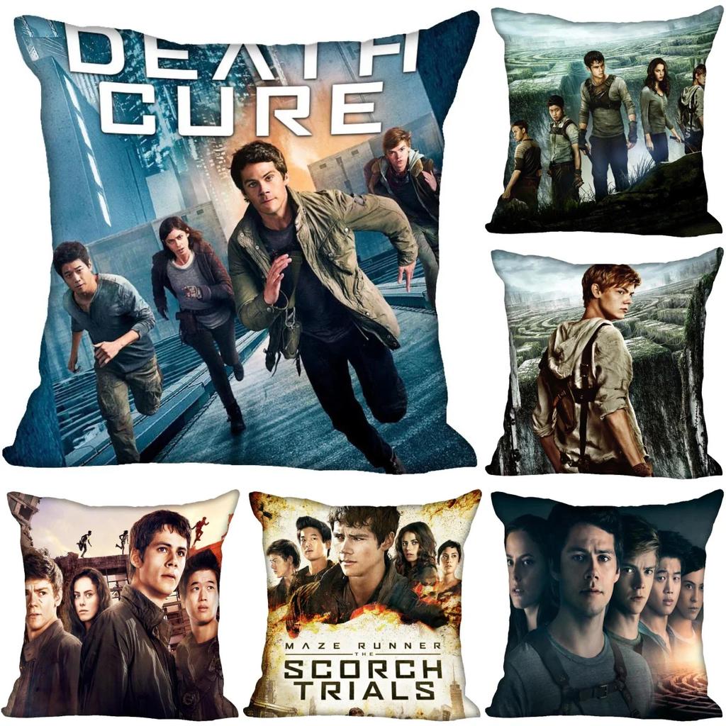 The Maze Runner TV Pillow Case For Home Decorative Pillows Cover Invisible Zippered Throw PillowCases 45X45cm