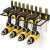 Four-Tier Wall-Mounted Electric Drill Storage & Charging Rack