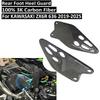 Foot Rests For Kawasaki ZX 6R ZX-6R ZX6R 636 2025 2019-2024 Real Carbon Fiber Motorcycle Accessories Fairing Heel Guards Plates