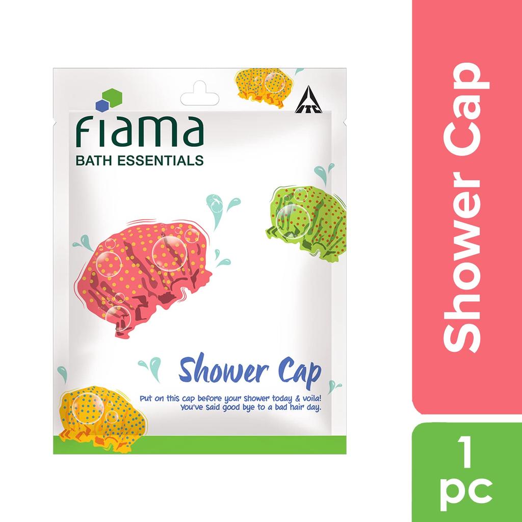 Fiama Bath Essentials Shower Cap Hair Protection for Women Hair Care 1 Piece Comfortable Hair Cover