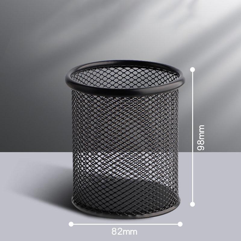 Metall Stifthalter 1 Stück Büro Schreibtisch Student Stiftbehälter Aufbewahrungsbox große Kapazität super groß Eisengitter einfach Stifthalter für Kinder