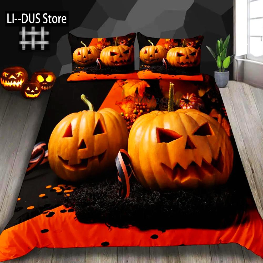 

Comforter Halloween Bedding Halloween Decor Mysterious Forest Bedding Set Double Queen King Size Comforter (quilt)-EU Single(135*200cm)3pcs