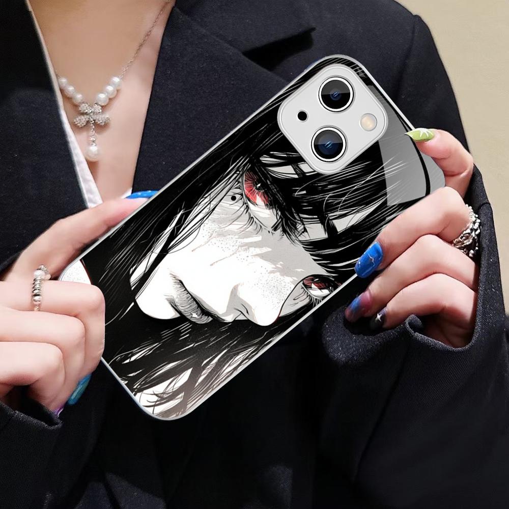 Cute Girl Trend Anime Phone Case For IPhone 14 13 12 Mini 11 Pro XS Max X XR 14 Plus Tempered Glass Cover