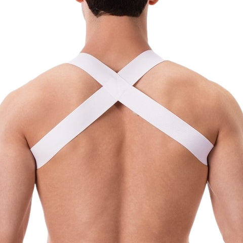 Leonsh Elastic Harness White - Barcode Berlin - Harness