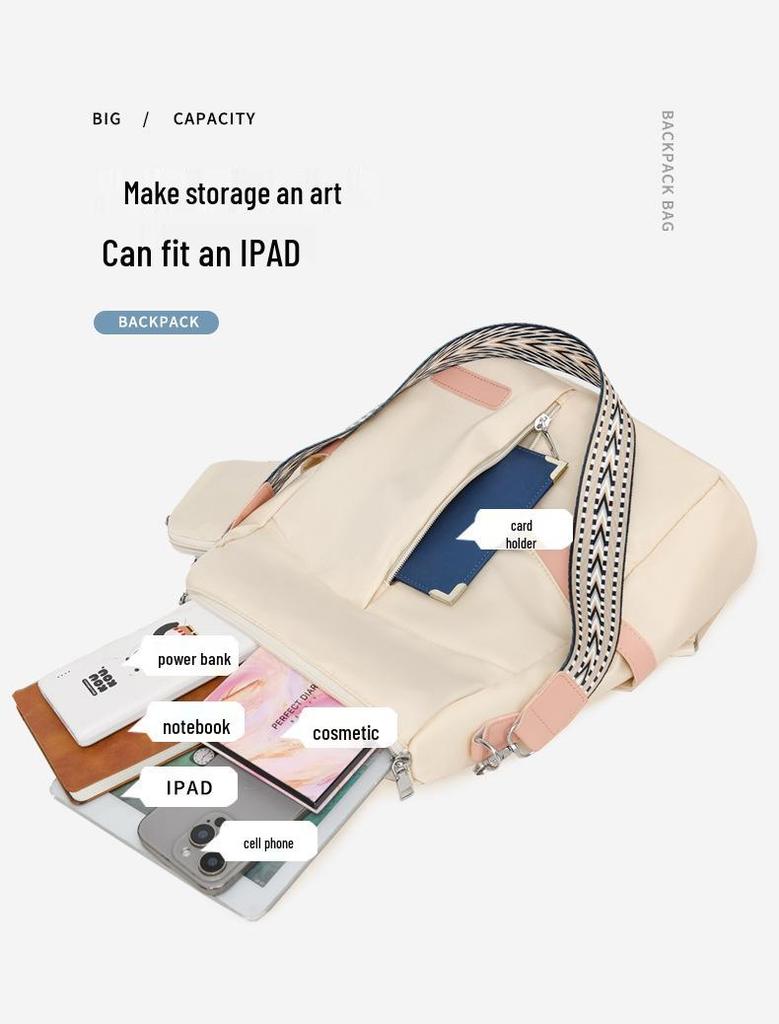 2025 Women's Fashion Lightweight Anti-theft Oxford Backpack