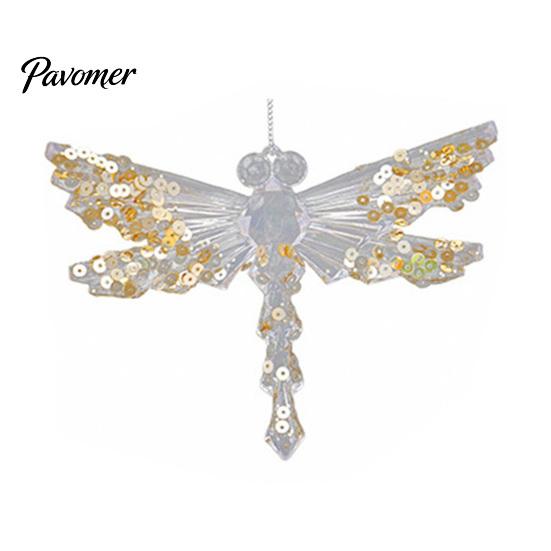 Decorative Tree Hanging Charms Faux Crystal Christmas Ornaments for Tree, Clear Snowflake/Starfish/Heart/Bird/Horse Decoration Decorations with