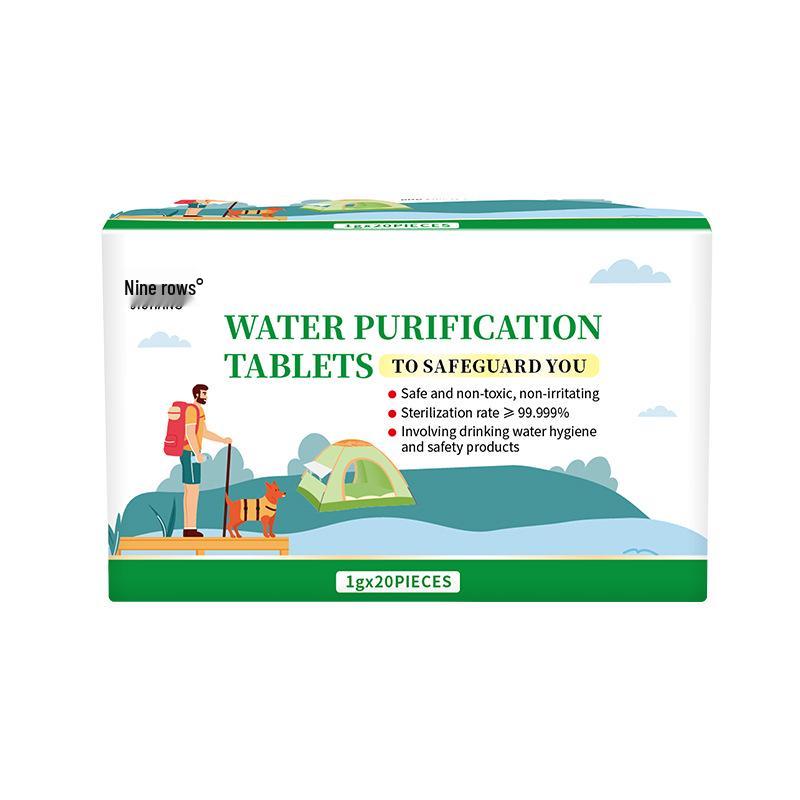 Девятилайн Шипучие таблетки для очистки воды для дезинфекции и стерилизации
