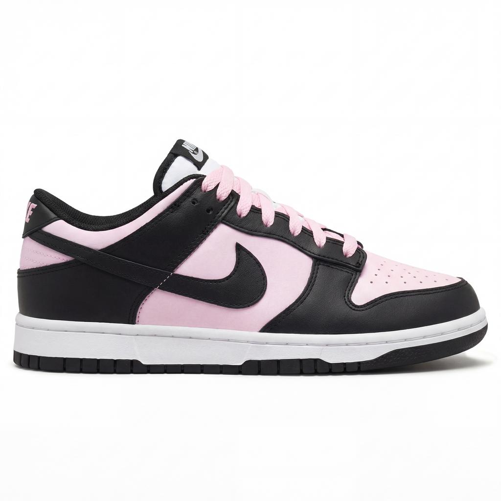 Nike Dunk 'BlackPink' Berry Sweetheart, Shopping Bag Abrasion Resistant Low Top Skateboard Shoes Unisex Light Pink DD1503-101(Team210-S-BOX)