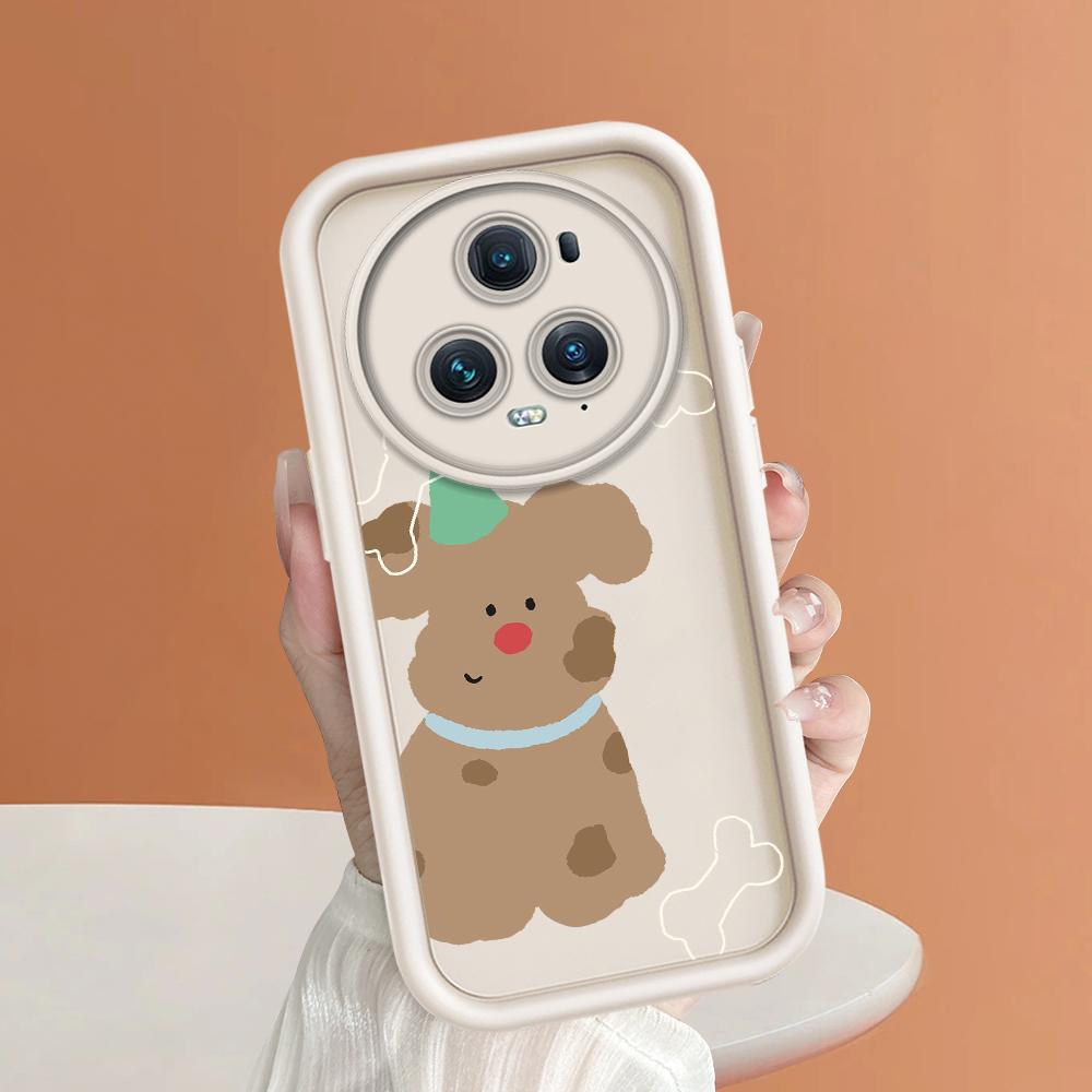 Soft Silicone Square Ladder Printing Pattern Phone Casing Full Cover Camera Shockproof Protection Rubber Case for Huawei Honor