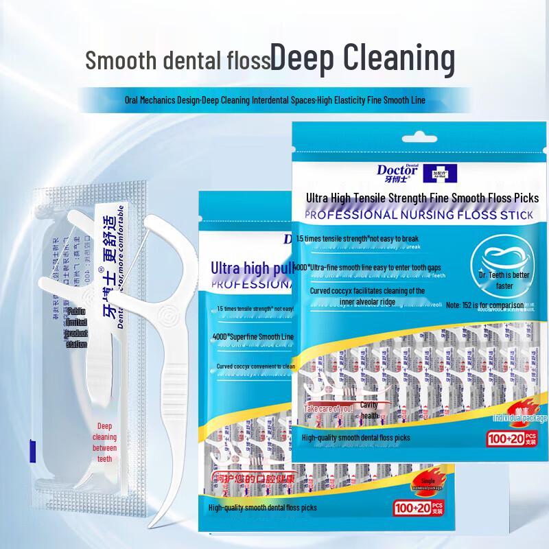 Dr. Ya High Tension Dental Floss Sticks 7mm