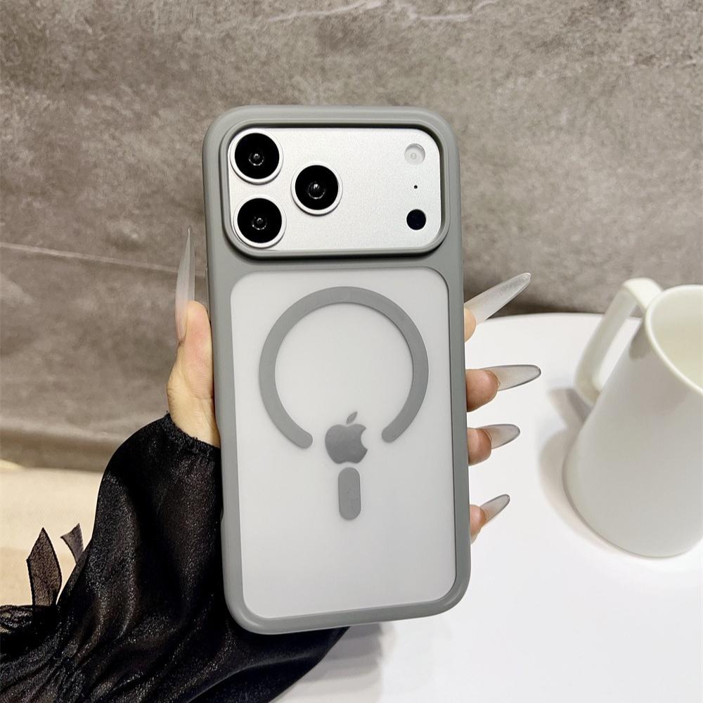 Luxury for Magsafe Magnetic Phone Case For iPhone 17 Pro Max Air 16 15 13 12 Smooth Skin Feel Matte Shockproof Protective Cover