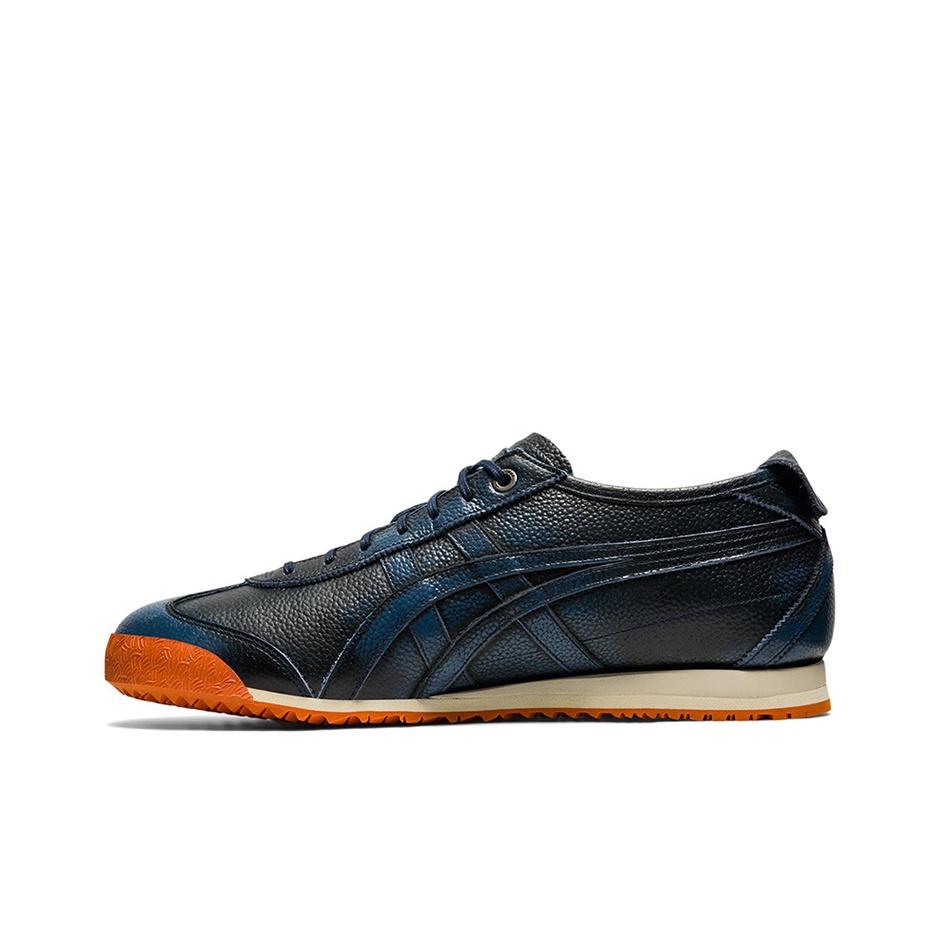 ONITSUKA TIGER Mexico 66 Sd Non-Slip Durable Lightweight Low-Top Sports Casual Shoes Unisex Sneakers Blue Brown 1183A837-400