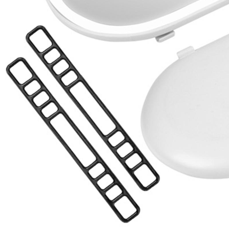 Car Sun Visor Mirror with LED Light Touch Switch HD Glass Universal Sun Shading Cosmetic Mirror White