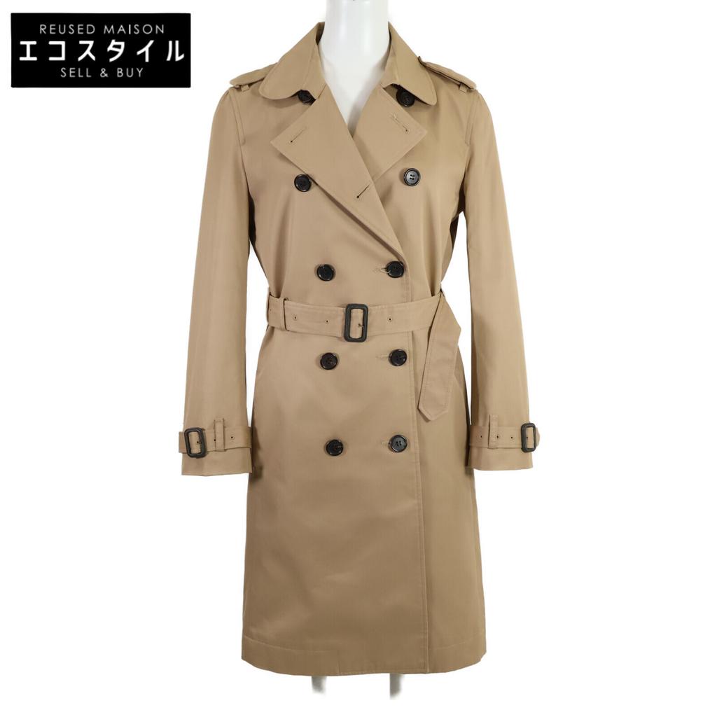 YOKOCHAN Beige Cotton Trench Coat YCC-14Stainless Steel-027 Coat 38 beigeUsed