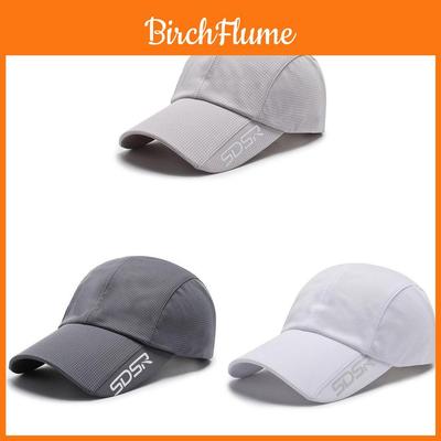 Polyester Summer Mesh Baseball Cap With Sun Protection For Outdoor Activities