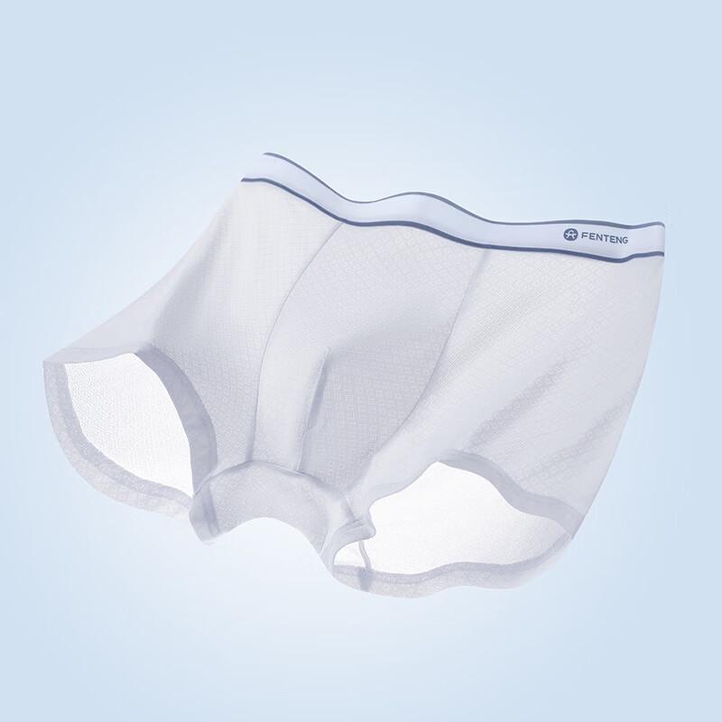 Calzoncillos Bóxer de Malla de Seda de Hielo Antibacteriana para Hombre Fenteng (3 paquetes)