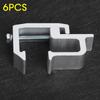 6pcs Truck Retaining Clamps 2in Throat Depth Aluminum Alloy Truck Cap Topper Campers Mounting Clips