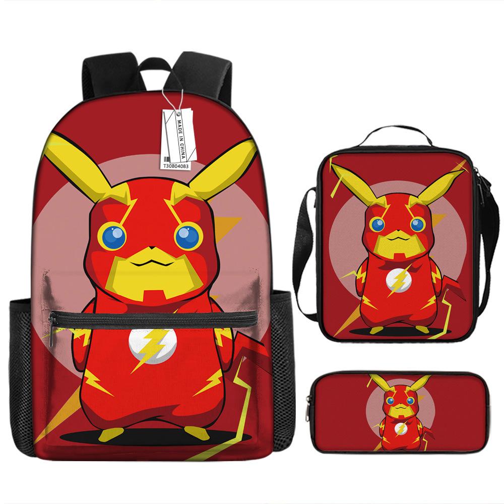 School Season Student Schoolbag Pokémon Pokémon Backpack Cartoon Satchel Pencil Case