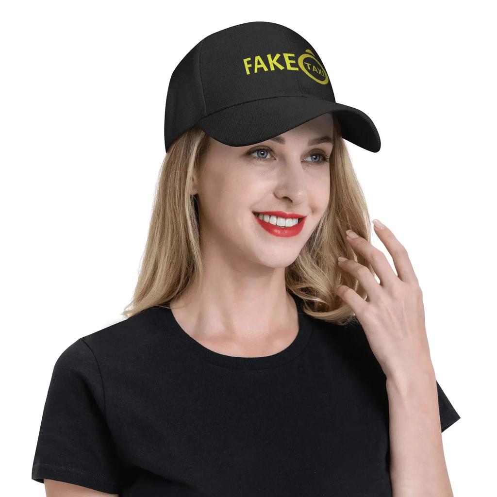 Custom Fake Taxi Driver Quote Baseball Cap Outdoor Women Men's Adjustable  Dad Hat Autumn