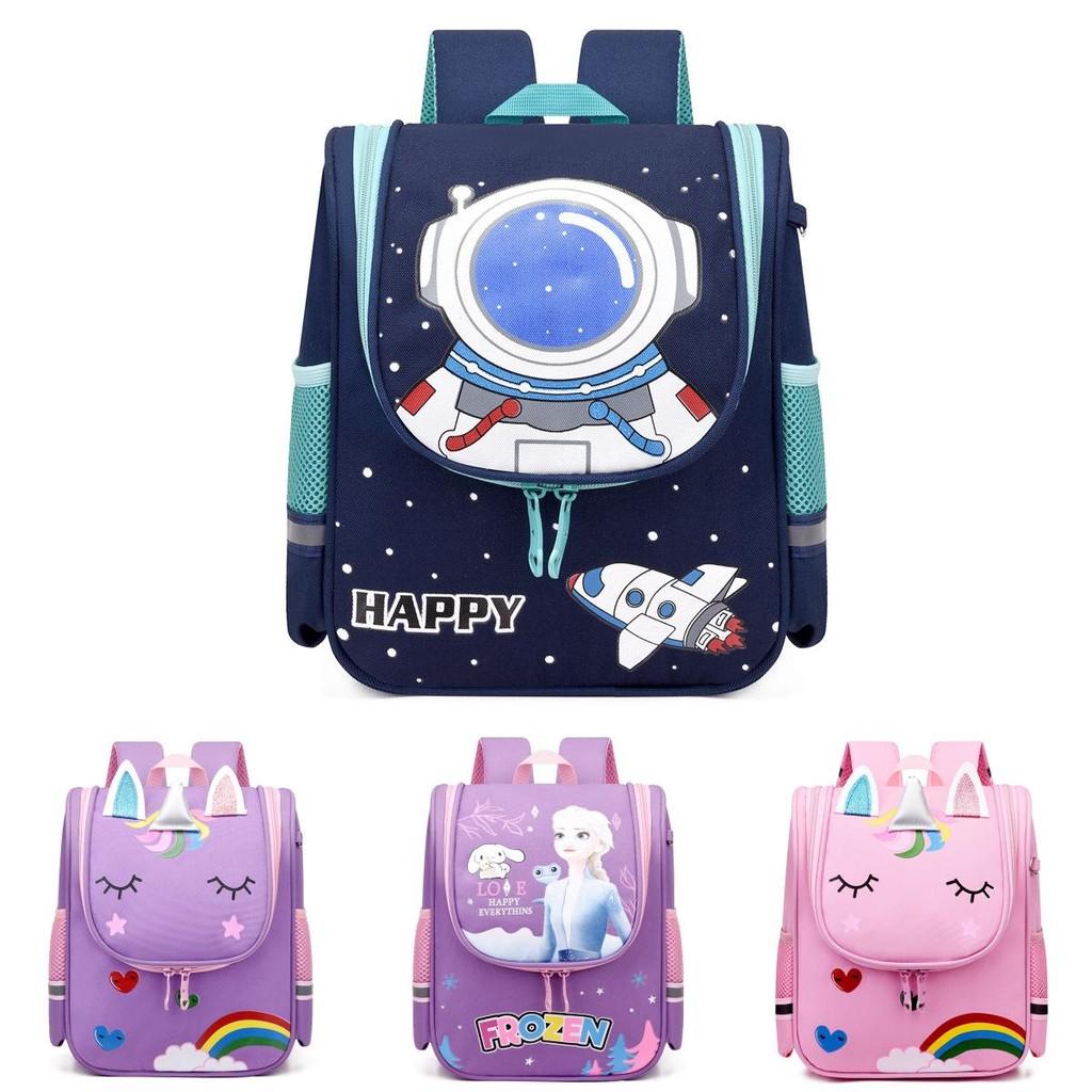 Large Capacity Practical Cartoon School Backpack For Kids With Breathable Durable Design