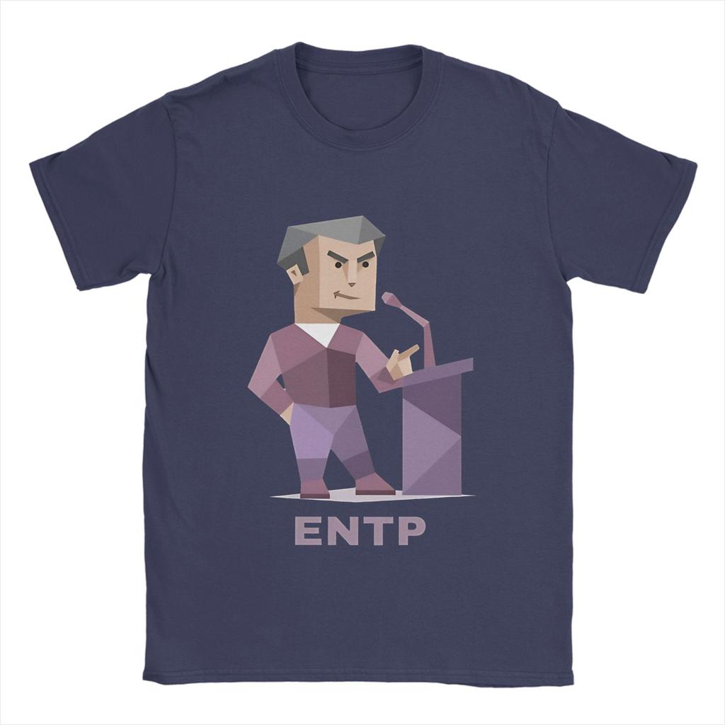 Men's ENTP, MBTI T Shirts  Cotton Tops Funny Short Sleeve Round Collar Tees Gift T-Shirts