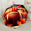 Football Helmets And Ball Automatic Umbrella Compact 8-Rib Design Foldable Design Perfect for Outdoor Adventures Fashion Lovers