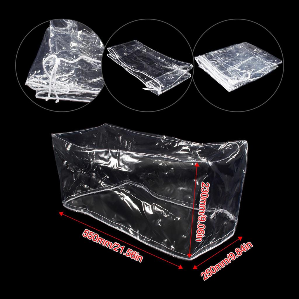 1/10 Clear Dust Cover Transparent Waterproof Lightweight Universal Dustproof PVC for Rock