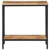 VidaXL Console Table 70x35x70 Cm Solid Raw Mango Wood, End Table, Hallway Tables, Hallway Stand, Table 374070