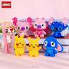 Linkgo Anime Connection Stavebnice Goku Luffy Demon Slayer Nezuko Stitch Pikachu Sasuke 3D Model Mini Cihlová Figurka Hračky