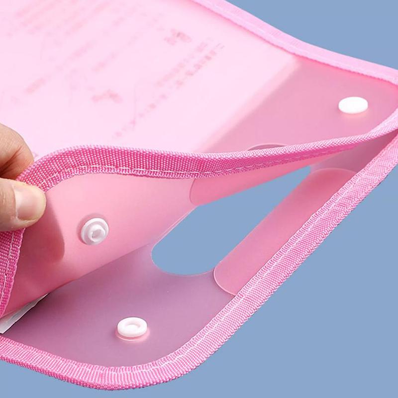 13 Pocket File Folders Portable A4 Letter Size Macaron Color Accordian Document Organizer Classroom Office Home Storage