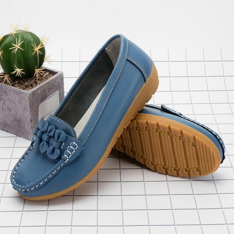 Spring and Autumn New Style Nurse Shoes - Casual Flat Heel Women's Shoes - Hollowed-Out Single Shoes