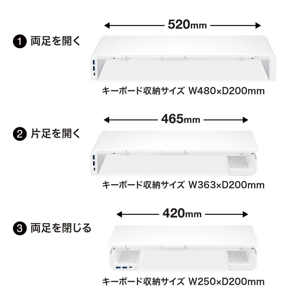 Sanwa Supply USB Type-C Hub with Desktop Rack (White) MR-LC210CHW