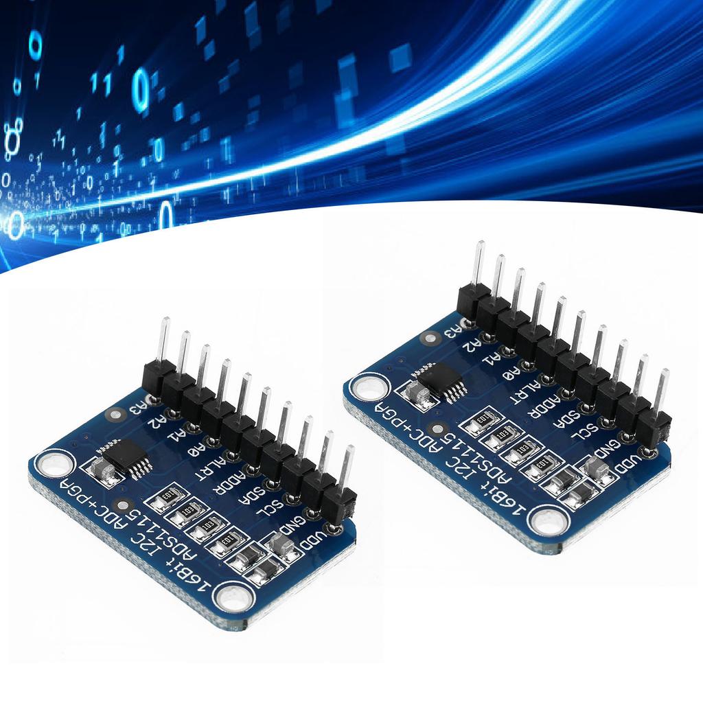 16 Bit I2C  , Analog to Digital Converter Module with Programmable Gain Amplifier, for   Controller Development Board