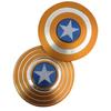 Rund Captain America Spideman Alloy Fingerspiss Gyro Hand Spinner Anti-stress leketøy