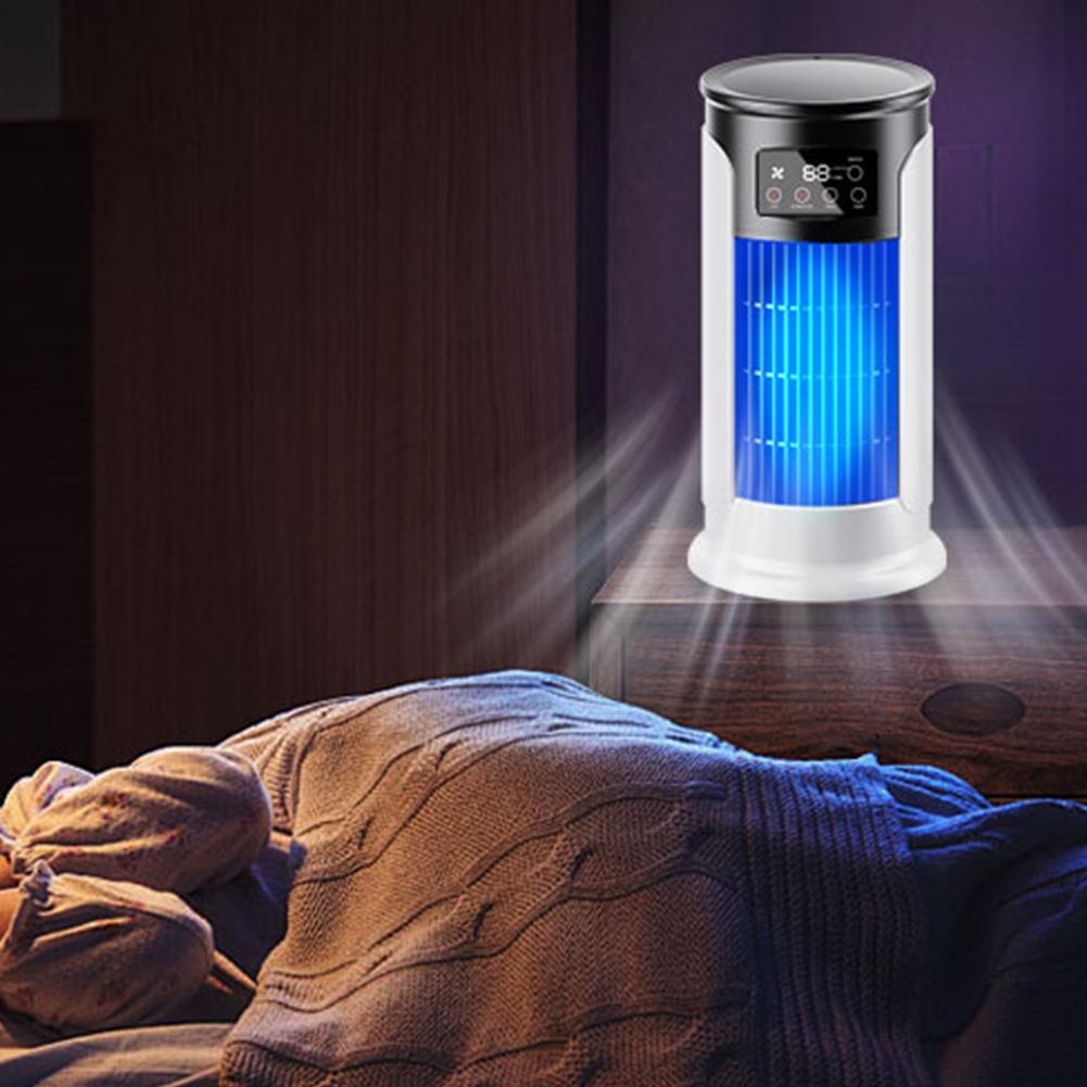 Portable Tower Fan with 6 Speeds Cool Mist & 6H Timer Air Cooler Desk Fan Table Fan for Bedroom Living Room Office