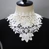 Decorative Lace Hollow Mock Turtleneck False Collar