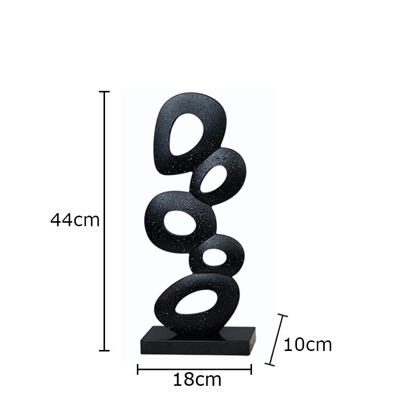 Creative Imitation Cave Stone Hollow Statue Desk Decoration Ornaments Minimalist Abstract Artwork Sculpture Room Aesthetic Decor