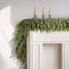 Green Artificial Norfolk Pine Garlands Wall Hanging simulation plant  Fireplace Decoration