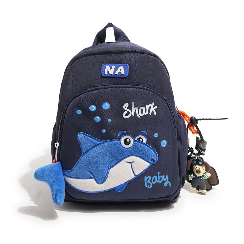 Children's Shark Backpack Lightweight Large Capacity Schoolbag
