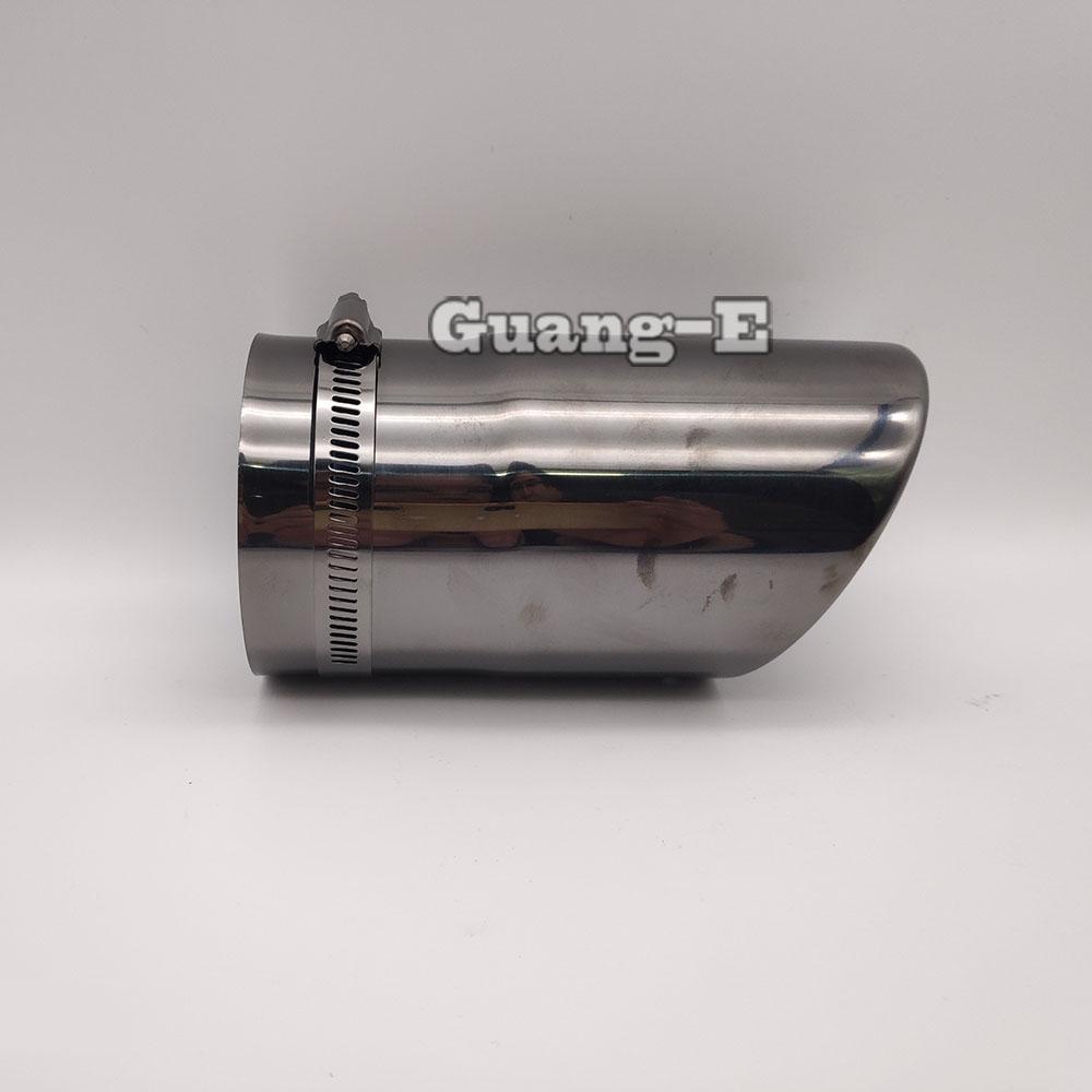 For Jeep Compass 2017 2018 Car Styling Cover Muffler End Stainless Steel Tail Pipe Dedicate Outlet Exhaust